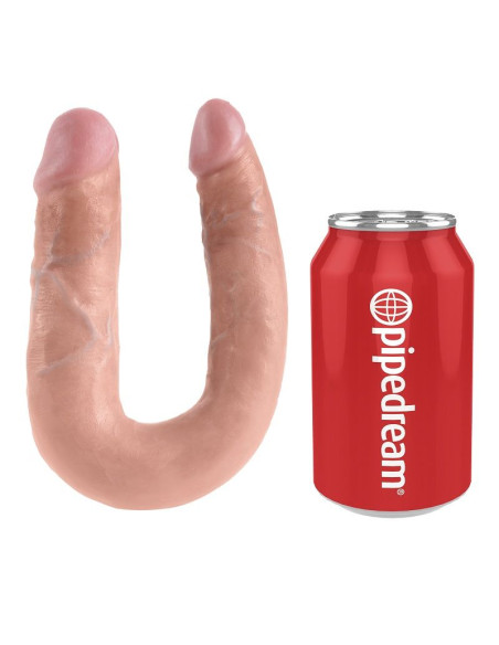 KING COCK U SHAPED MEDIUM DOUBLE TROUBLE FLESH 139 CM