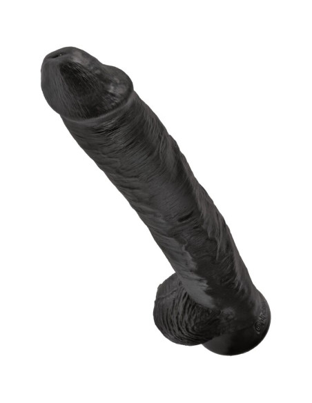 KING COCK REALISTIC PENIS WITH BALLS 305 CM BLACK