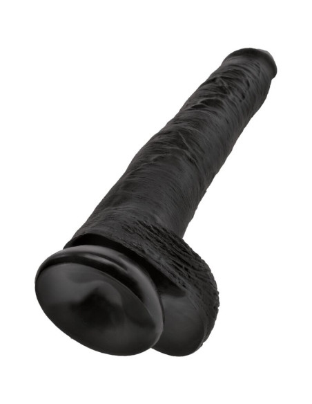 KING COCK REALISTIC PENIS WITH BALLS 305 CM BLACK