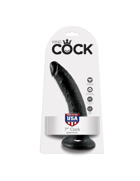 KING COCK 7 DILDO BLACK 178 CM