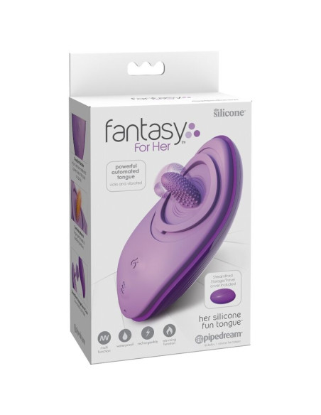FANTASY FOR HER HER SILICONE FUN TONGUE PURPLE