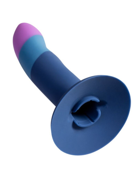 ROMP PICCOLO SILICONE DILDO WITH TRICOLOR SUCTION CUP 14 CM