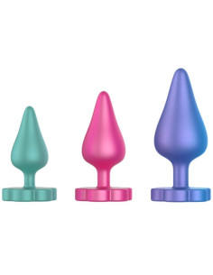 ROMP LUSTER ANAL TRAINING KIT S M L WITH FLOWER SHAPED BASE 2