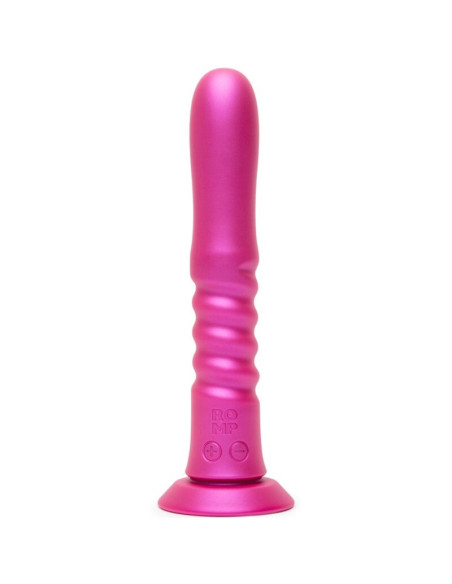 ROMP JIGGLE UP AND DOWN VIBRATOR WITH PINK SUCTION CUP