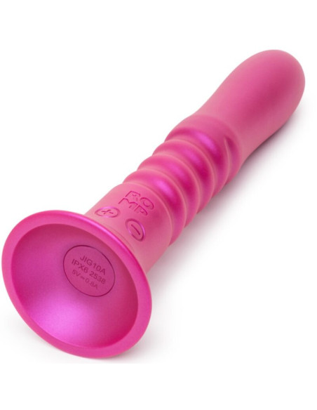ROMP JIGGLE UP AND DOWN VIBRATOR WITH PINK SUCTION CUP