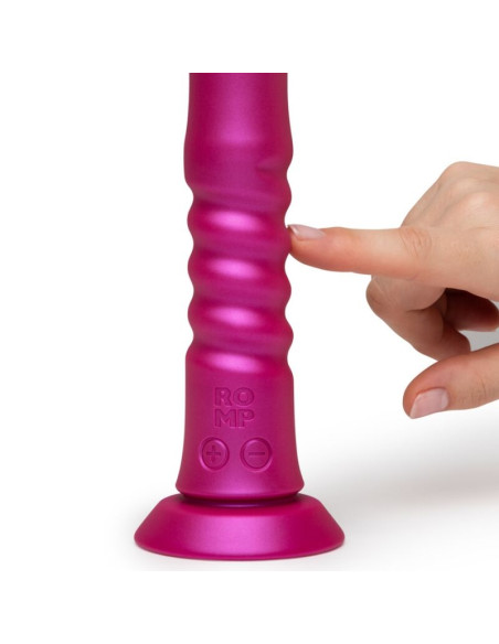 ROMP JIGGLE UP AND DOWN VIBRATOR WITH PINK SUCTION CUP