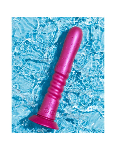 ROMP JIGGLE UP AND DOWN VIBRATOR WITH PINK SUCTION CUP