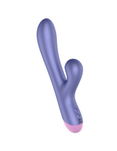 ROMP PULSE RABBIT DUAL G SPOT VIBRATOR ELECTRIC BLUE 2