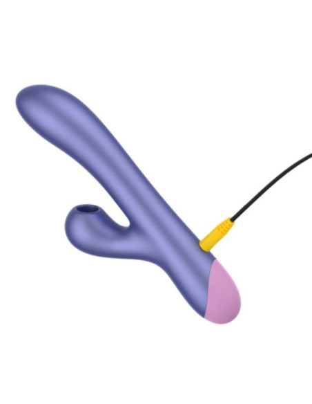 ROMP PULSE RABBIT DUAL G SPOT VIBRATOR ELECTRIC BLUE