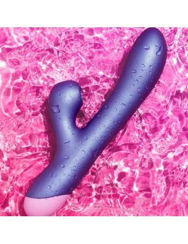ROMP PULSE RABBIT DUAL G SPOT VIBRATOR ELECTRIC BLUE