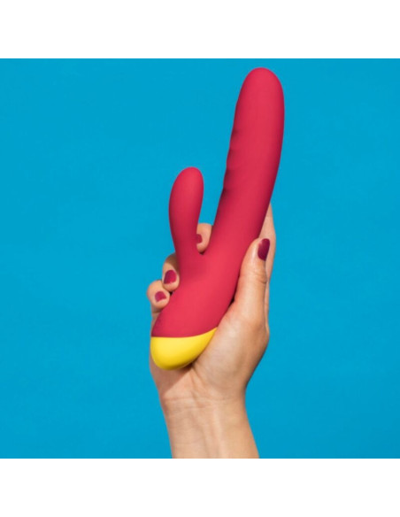 ROMP JAZZ RECHARGEABLE RABBIT VIBRATOR RED
