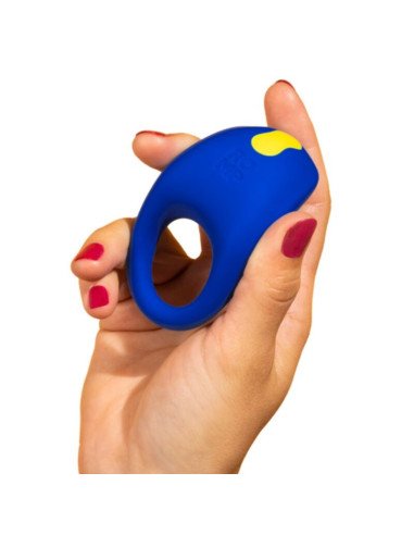 ROMP JUKE SILICONE PENIS RING WITH CLITORAL STIMULATION VIBRATOR