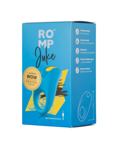 ROMP JUKE SILICONE PENIS RING WITH CLITORAL STIMULATION VIBRATOR