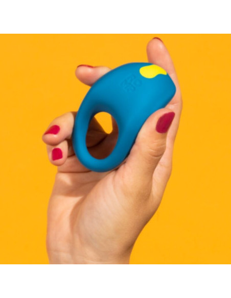 ROMP JUKE SILICONE PENIS RING WITH CLITORAL STIMULATION VIBRATOR