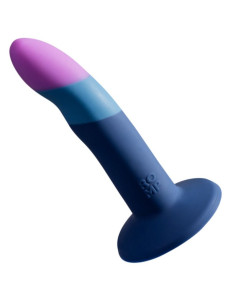 ROMP PICCOLO HARNESS SILICONE DILDO WITH TRICOLOR SUCTION CUP 14 CM 2