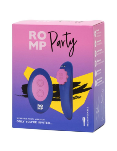 ROMP PARTY MAGNETIC VIBRATING SILICONE PANTIE WITH REMOTE CONTROL