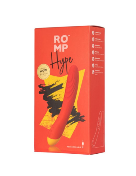ROMP HYPE MULTIFUNCTION G SPOT VIBRATOR RED