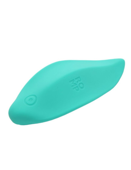 ROMP WAVE VIBRATOR CLITORAL STIMULATOR ERGONOMIC SHAPE AQUA GREEN
