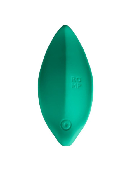 ROMP WAVE VIBRATOR CLITORAL STIMULATOR ERGONOMIC SHAPE AQUA GREEN