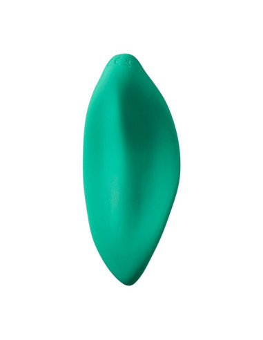 ROMP WAVE VIBRATOR CLITORAL STIMULATOR ERGONOMIC SHAPE AQUA GREEN