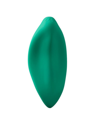 ROMP WAVE VIBRATOR CLITORAL STIMULATOR ERGONOMIC SHAPE AQUA GREEN