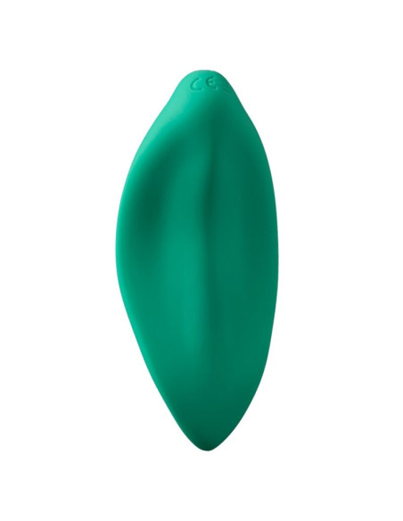 ROMP WAVE VIBRATOR CLITORAL STIMULATOR ERGONOMIC SHAPE AQUA GREEN