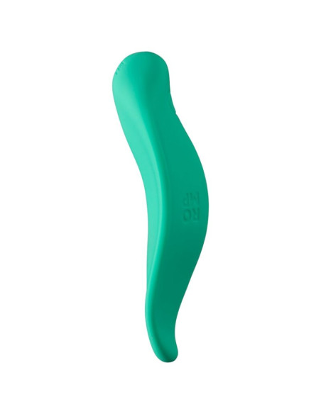 ROMP WAVE VIBRATOR CLITORAL STIMULATOR ERGONOMIC SHAPE AQUA GREEN