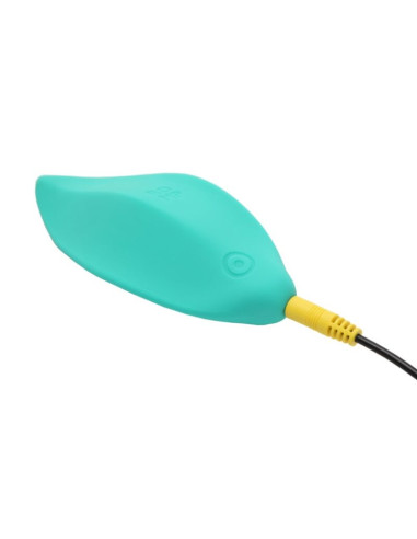 ROMP WAVE VIBRATOR CLITORAL STIMULATOR ERGONOMIC SHAPE AQUA GREEN