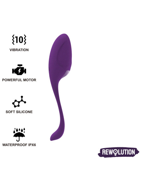 REWOLUTION REWOVO HUEVO VIBRADOR CONTROL REMOTO