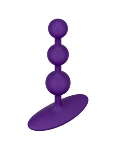 ROMP AMP PURPLE FLEXIBLE SILICONE ANAL BEADS 125 CM PURPLE
