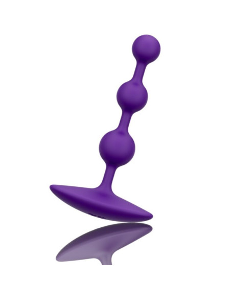 ROMP AMP PURPLE FLEXIBLE SILICONE ANAL BEADS 125 CM PURPLE