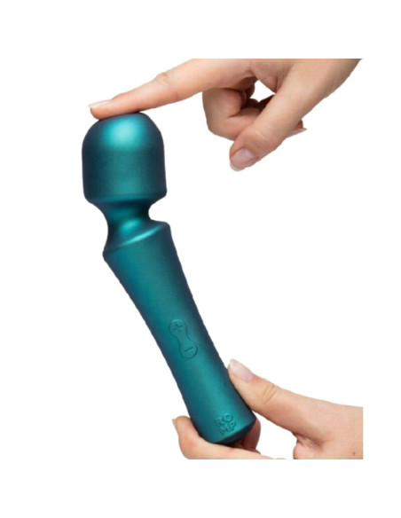 ROMP PRESTO MINI WAND VIBRATOR FLEXIBLE HEAD GREEN