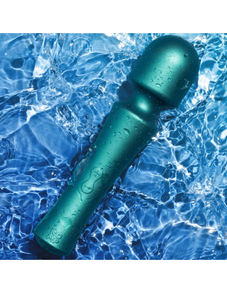 ROMP PRESTO MINI WAND VIBRATOR FLEXIBLE HEAD GREEN