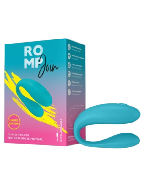 ROMP JOIN TURQUOISE COUPLES VIBRATOR