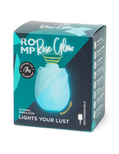 ROMP ROSE GLOW CLITORAL SUCTION TOOL GLOW IN THE DARK