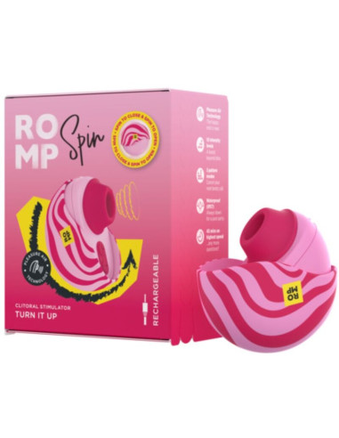 ROMP SPIN CLITORAL SUCTION ANTITUDE WITH ROTATING OPENING AND CLOSING