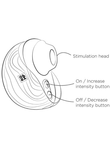 ROMP SPIN CLITORAL SUCTION ANTITUDE WITH ROTATING OPENING AND CLOSING