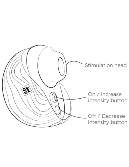ROMP SPIN CLITORAL SUCTION ANTITUDE WITH ROTATING OPENING AND CLOSING