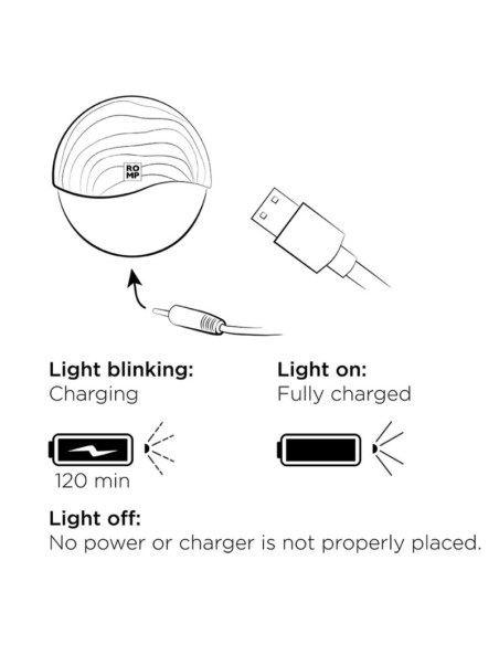 ROMP SPIN CLITORAL SUCTION ANTITUDE WITH ROTATING OPENING AND CLOSING