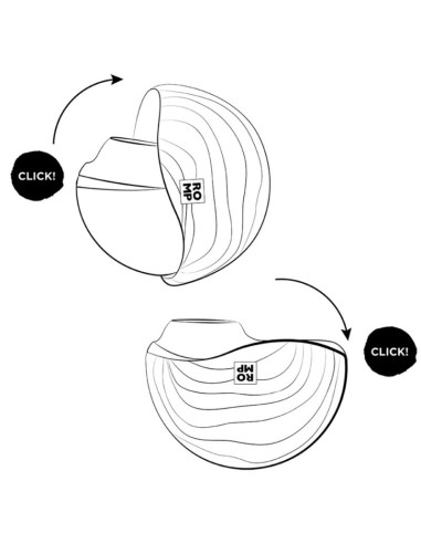 ROMP SPIN CLITORAL SUCTION ANTITUDE WITH ROTATING OPENING AND CLOSING