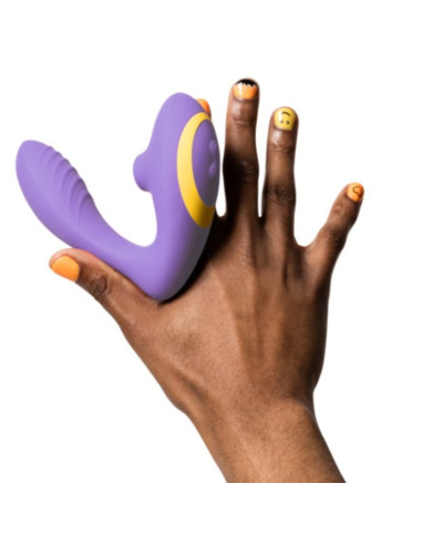 ROMP REVERB G SPOT STIMULATOR AND CLITORAL SUCTION DEVICE PURPLE