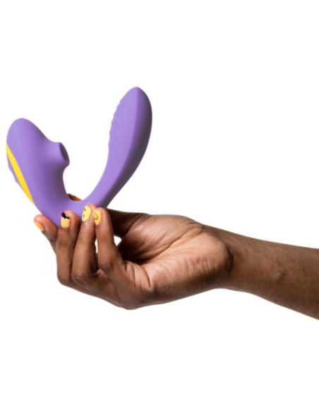ROMP REVERB G SPOT STIMULATOR AND CLITORAL SUCTION DEVICE PURPLE