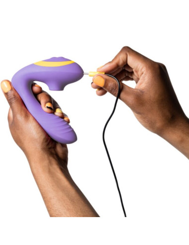 ROMP REVERB G SPOT STIMULATOR AND CLITORAL SUCTION DEVICE PURPLE