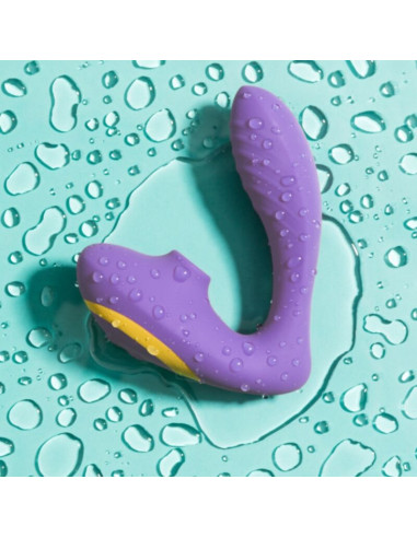 ROMP REVERB G SPOT STIMULATOR AND CLITORAL SUCTION DEVICE PURPLE