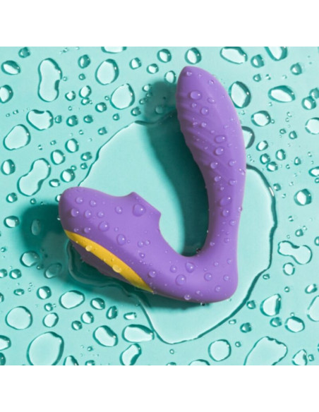 ROMP REVERB G SPOT STIMULATOR AND CLITORAL SUCTION DEVICE PURPLE
