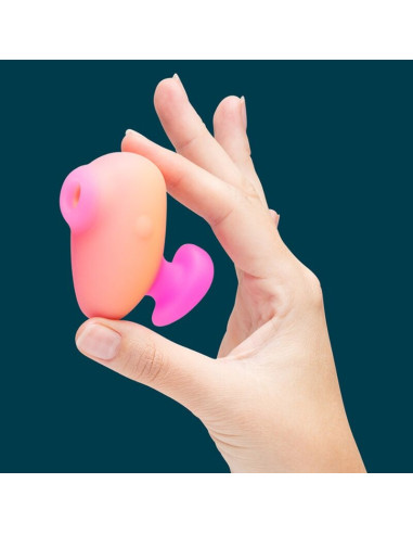 ROMP KISS CLITORAL SUCTION RECHARGEABLE FINGER VIBRATOR