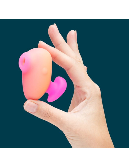 ROMP KISS CLITORAL SUCTION RECHARGEABLE FINGER VIBRATOR