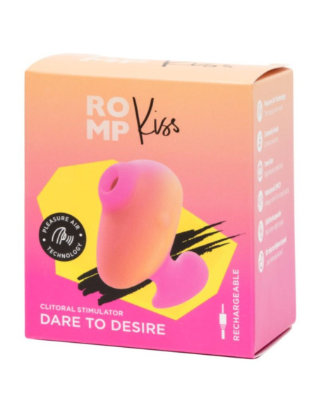 ROMP KISS CLITORAL SUCTION RECHARGEABLE FINGER VIBRATOR