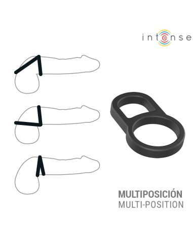 INTENSE CONLETH ADJUSTABLE DOUBLE PENIS RING MODEL 3