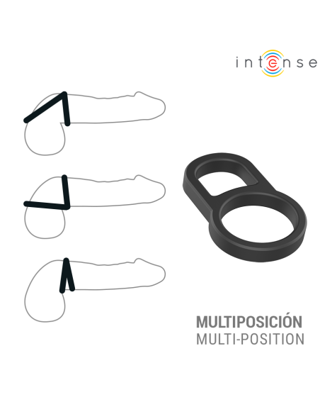 INTENSE CONLETH ADJUSTABLE DOUBLE PENIS RING MODEL 3